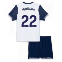 Tottenham Hotspur Brennan Johnson #22 Heimtrikotsatz Kinder 2024-25 Kurzarm (+ Kurze Hosen)